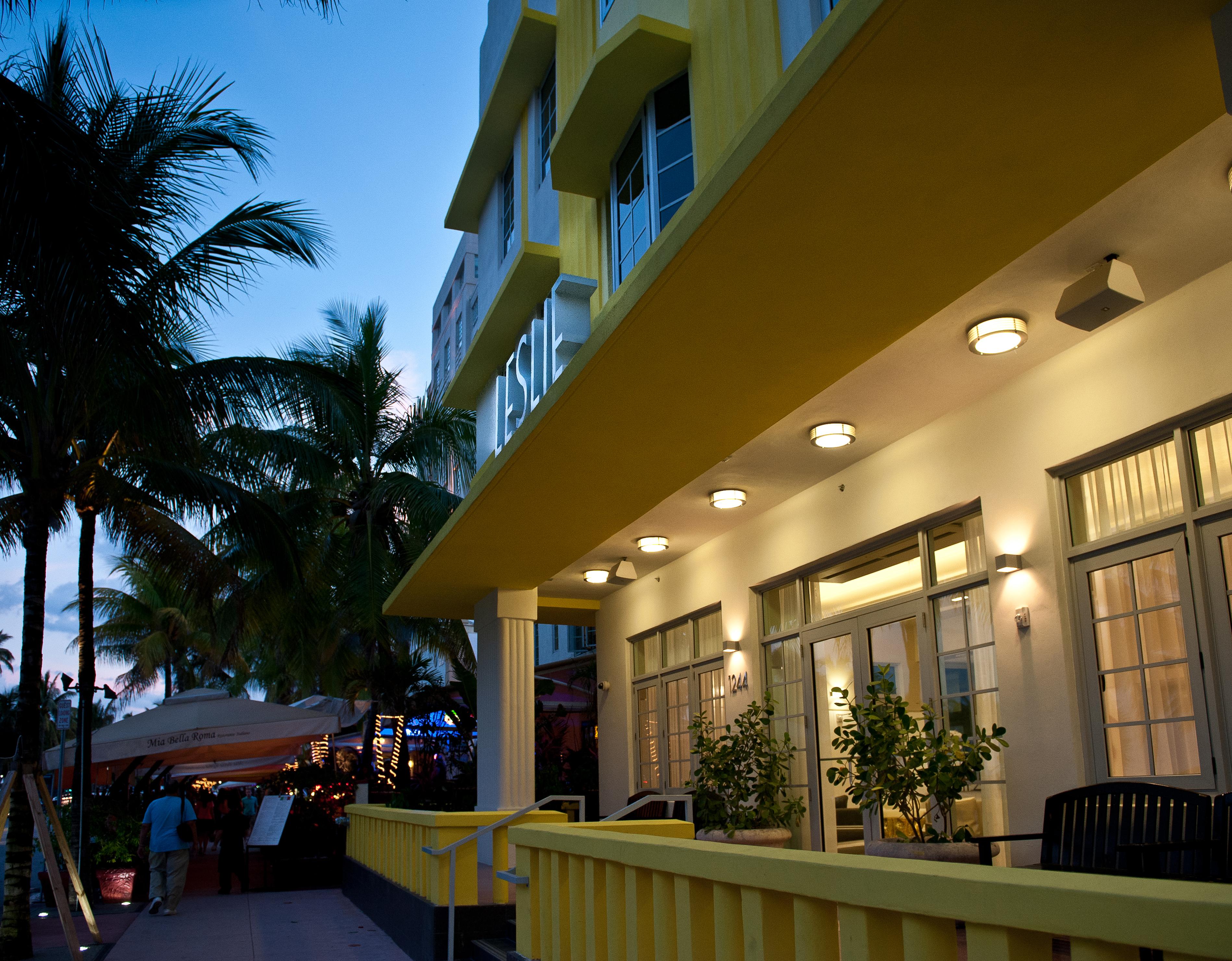 Leslie Hotel Ocean Drive Miami Beach Exterior photo